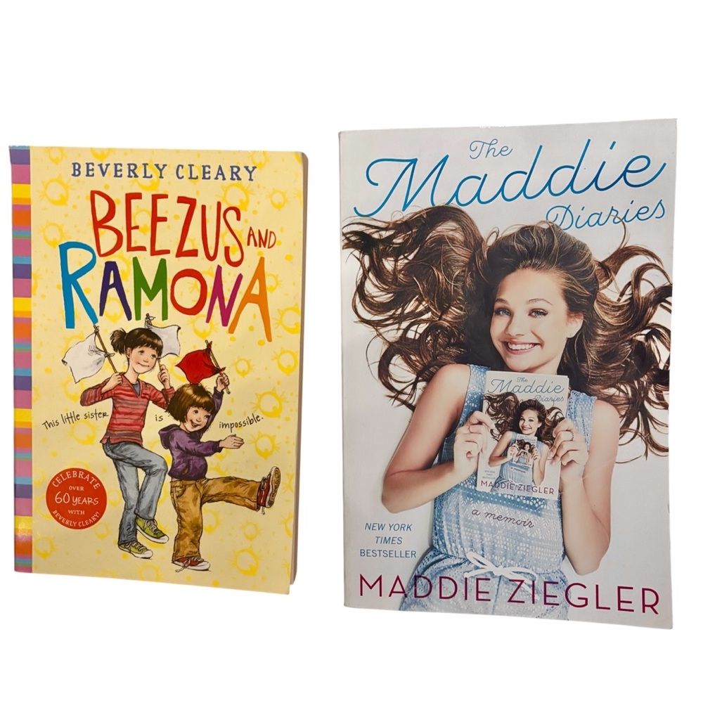 Beezus and Ramona and Maddie Diaries 2 Kids Book Bundle